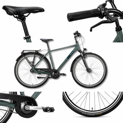 VICTORIA 28", topas blue, 7-SHIMANO "Nexus" fodbremse, 45/50 cm